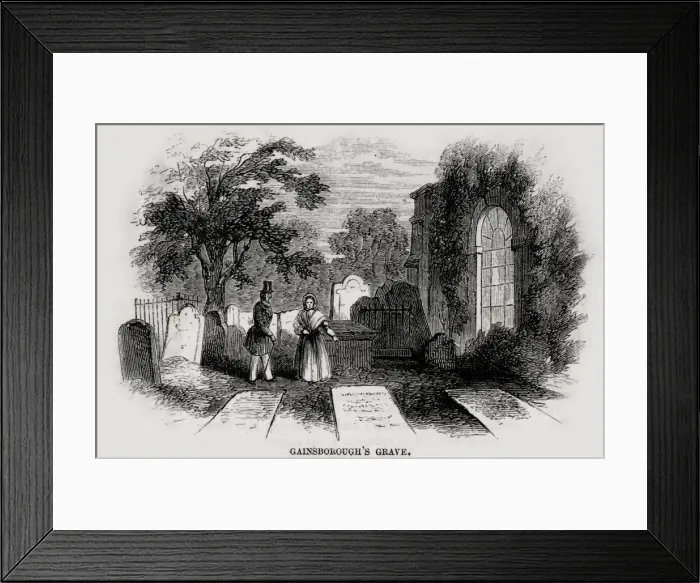 Framed Print : Gainsborough / Grave Framed Print : Gainsborough / Grave