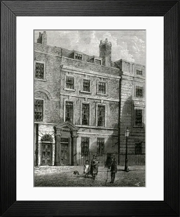 Framed Print : John Dryden / Gerrard Str Framed Print : John Dryden / Gerrard Str