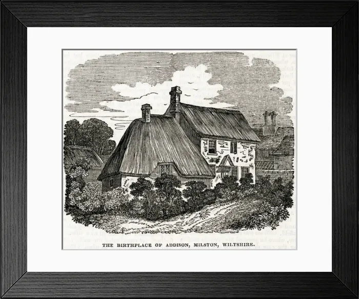 Framed Print : Addison / Birthplace / Mirro Framed Print : Addison / Birthplace / Mirro