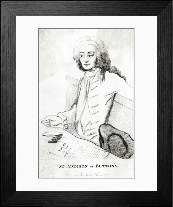 Framed Print : Addison / Hogarth / Buttons Framed Print : Addison / Hogarth / Buttons