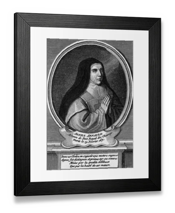 Framed Print : Mere Agnes Arnauld Framed Print : Mere Agnes Arnauld