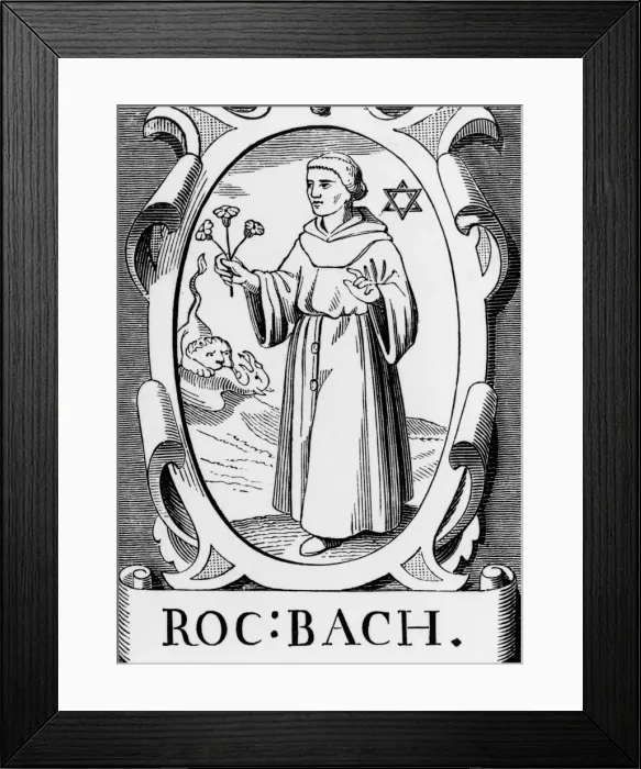 Framed Print : Roger Bacon / De Vriese Framed Print : Roger Bacon / De Vriese