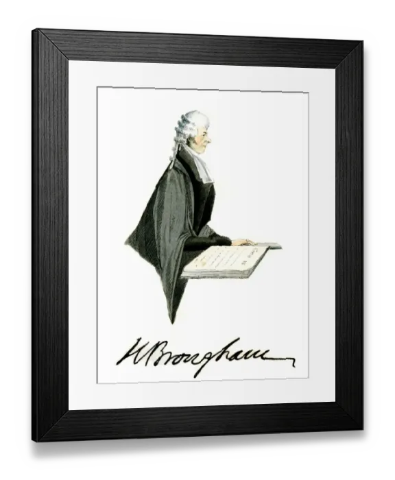 Framed Print : Brougham / Watercolour Framed Print : Brougham / Watercolour