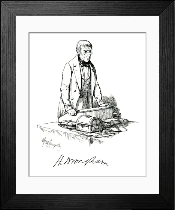 Framed Print : Brougham / Crowquill Drg Framed Print : Brougham / Crowquill Drg