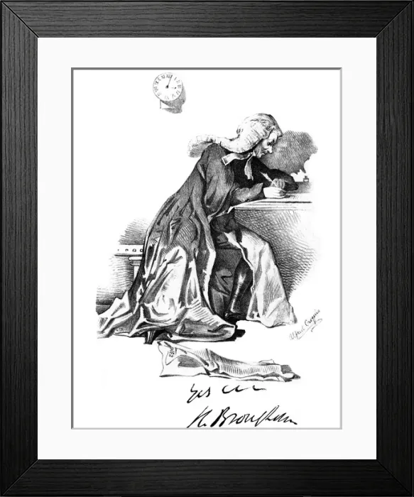 Framed Print : Brougham / Crowquill Framed Print : Brougham / Crowquill