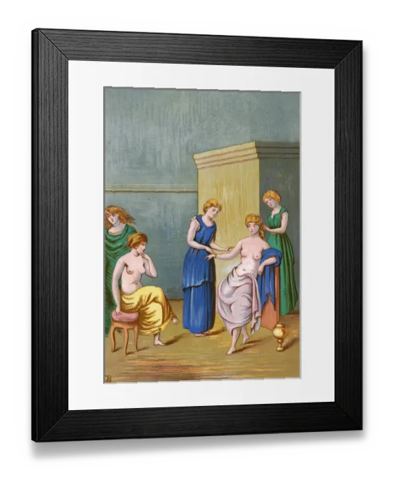 Framed Print : Roman  /  Pompeii  /  Toilet