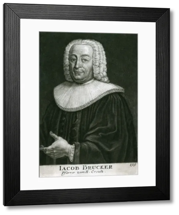 Framed Print : Johann Jacob Brucker Framed Print : Johann Jacob Brucker