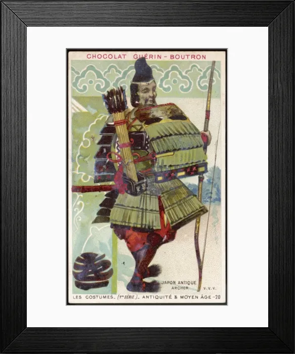 Framed Print : Costume / Men / Jap Archer Framed Print : Costume / Men / Jap Archer