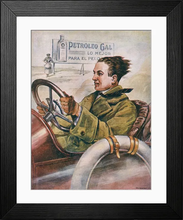 Framed Print : Motoring Scene 1916 Framed Print : Motoring Scene 1916