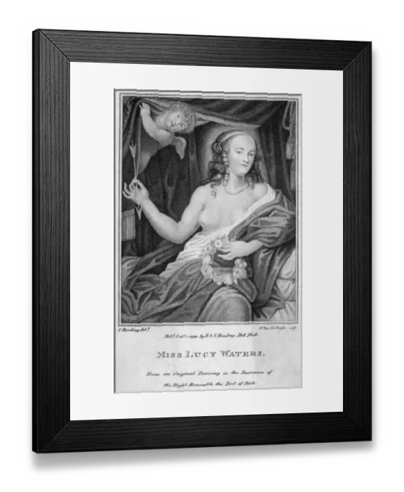 Framed Print : Lucy Walter - (Mrs Barlow) Framed Print : Lucy Walter - (Mrs Barlow)