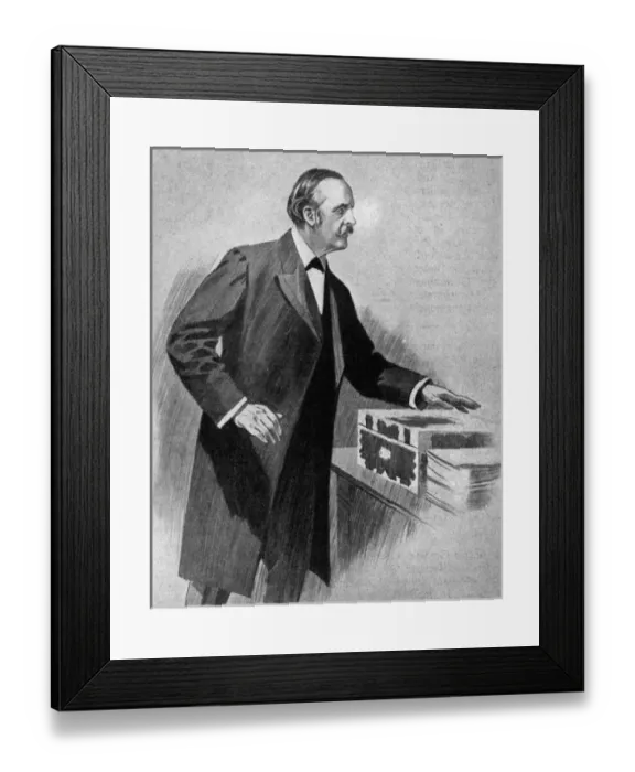 Framed Print : Aj Balfour / Graphic 1907 Framed Print : Aj Balfour / Graphic 1907