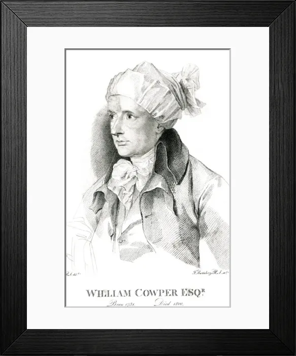 Framed Print : Cowper / Bartolozzi Framed Print : Cowper / Bartolozzi