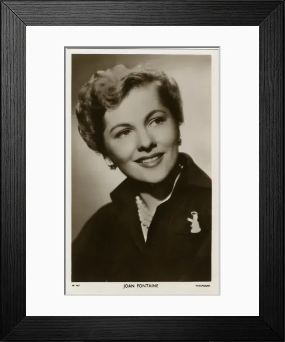 Framed Print : Joan Fontaine Framed Print : Joan Fontaine