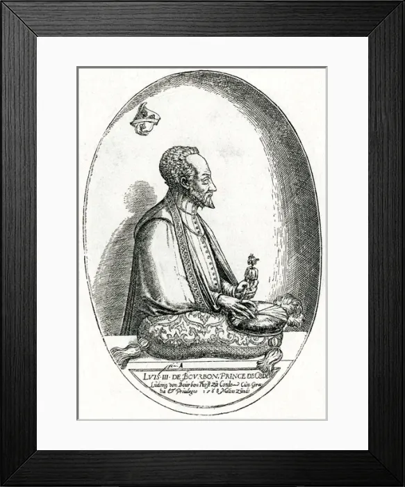 Framed Print : Louis Bourbon / Conde Framed Print : Louis Bourbon / Conde