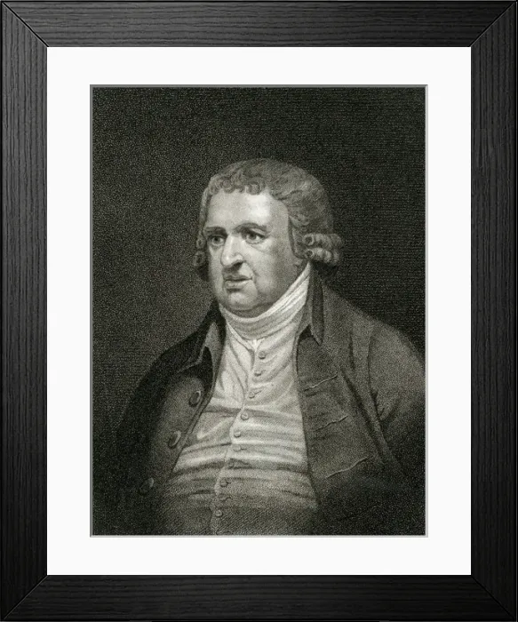 Framed Print : Erasmus Darwin / Haughton Framed Print : Erasmus Darwin / Haughton