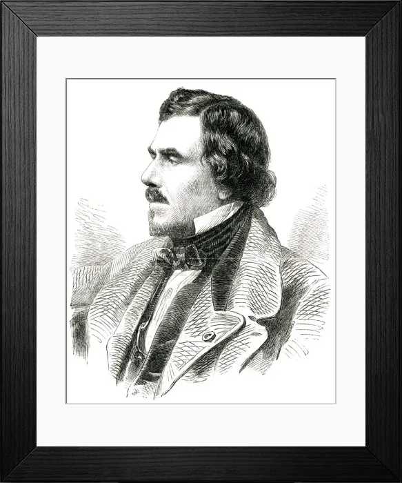 Framed Print : DELACROIX / ILN / 1863? Framed Print : DELACROIX / ILN / 1863?