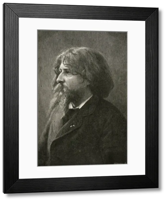 Framed Print : Alphonse Daudet / Johnson Framed Print : Alphonse Daudet / Johnson