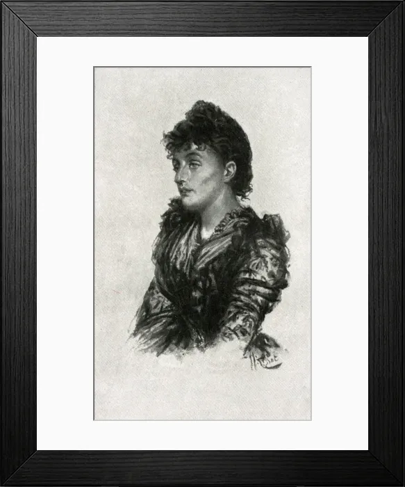 Framed Print : Madame Alphonse Daudet Framed Print : Madame Alphonse Daudet
