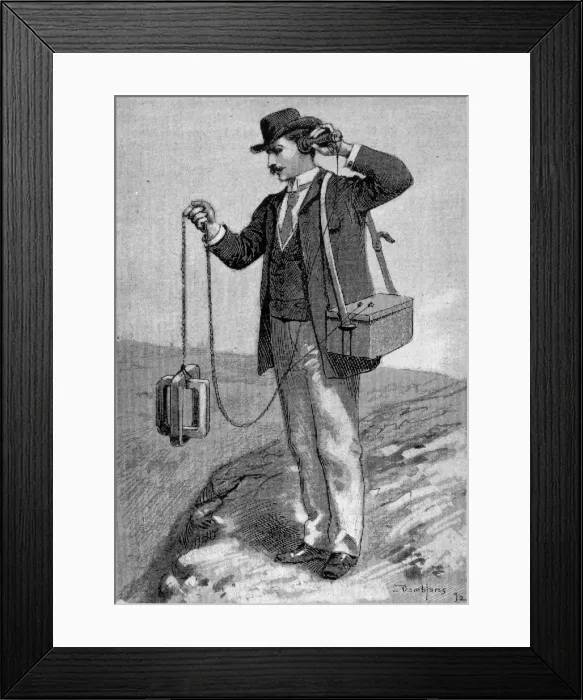 Framed Print : Electrical gold finder Framed Print : Electrical gold finder