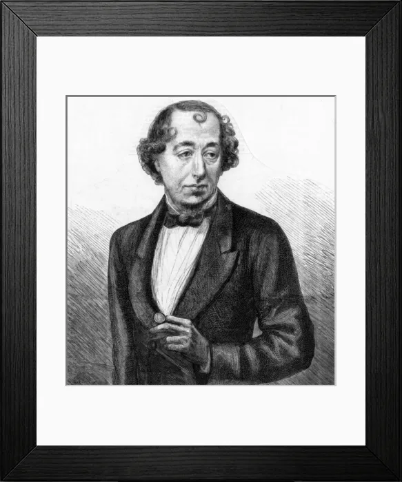 Framed Print : Disraeli / Iln 1881 Framed Print : Disraeli / Iln 1881