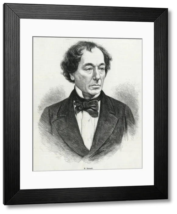 Framed Print : Disraeli / Ils 1868 Framed Print : Disraeli / Ils 1868