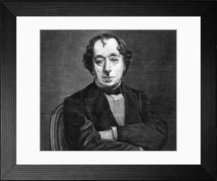Framed Print : Disraeli  /  Arms Folded