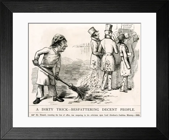 Framed Print : Disraeli / Crossing Sweep Framed Print : Disraeli / Crossing Sweep