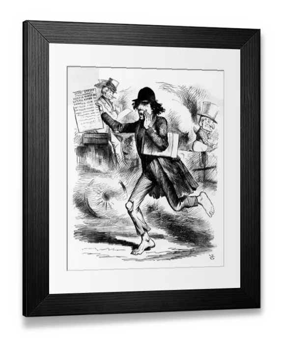 Framed Print : Disraeli / Derby Card Framed Print : Disraeli / Derby Card