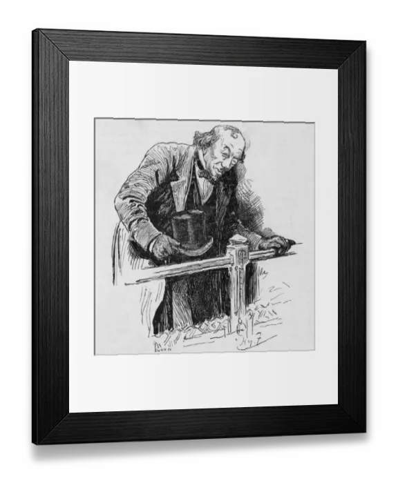 Framed Print : Disraeli / Furniss Framed Print : Disraeli / Furniss