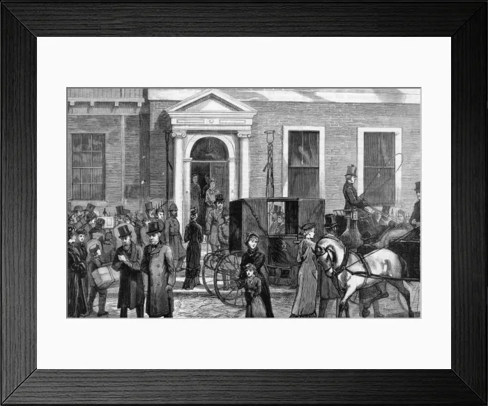 Framed Print : Disraeli / Curzon Street Framed Print : Disraeli / Curzon Street