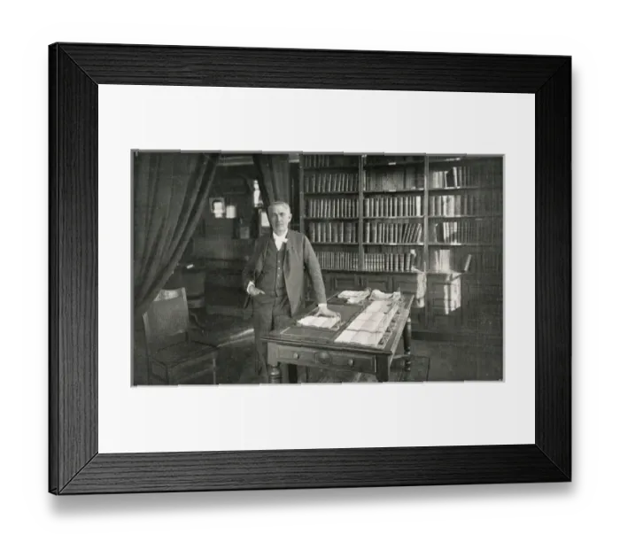 Framed Print : Thomas Edison / Ilz / Librar Framed Print : Thomas Edison / Ilz / Librar
