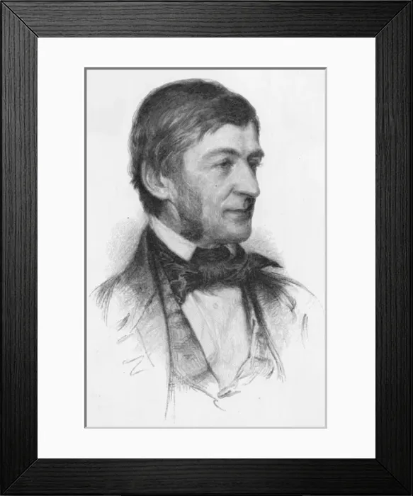 Framed Print : Rw Emerson / Closson / Rowse Framed Print : Rw Emerson / Closson / Rowse