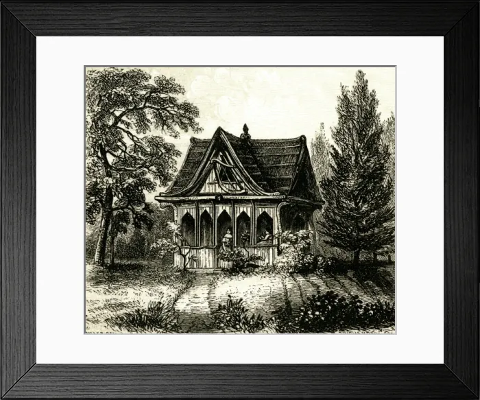 Framed Print : Rw Emerson / Summerhouse Framed Print : Rw Emerson / Summerhouse