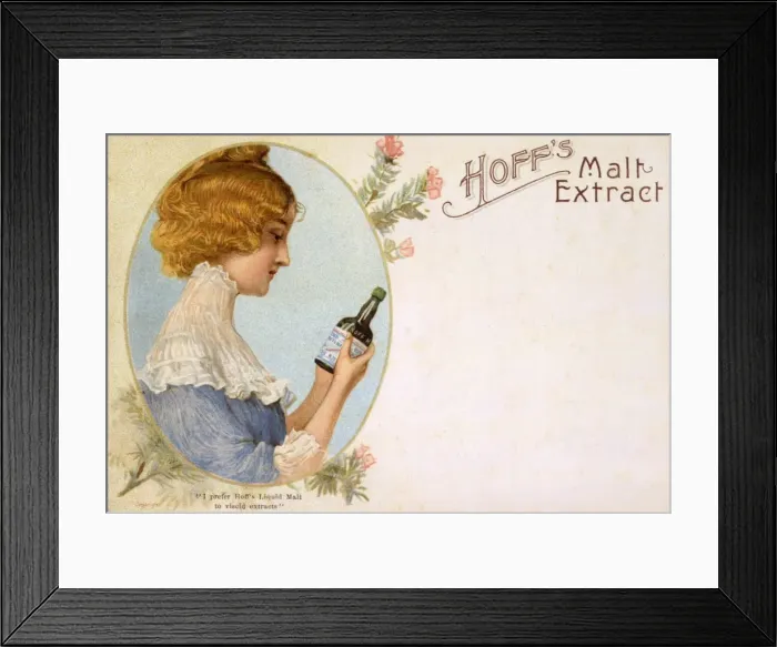 Framed Print : Advert / Hoff Malt Extract Framed Print : Advert / Hoff Malt Extract