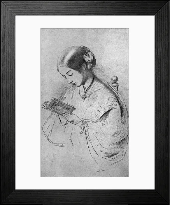 Framed Print : Nightingale Reading Framed Print : Nightingale Reading