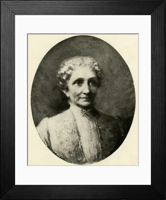 Framed Print : Mary Baker Eddy / Hergenro Framed Print : Mary Baker Eddy / Hergenro