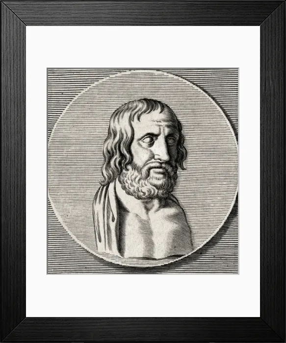 Framed Print : Euripides / Anon / Circle Framed Print : Euripides / Anon / Circle