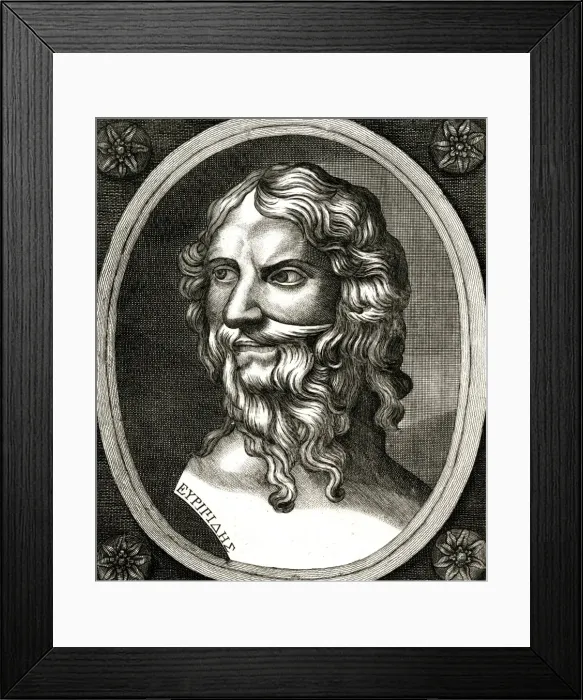Framed Print : Euripides / Walwert Framed Print : Euripides / Walwert