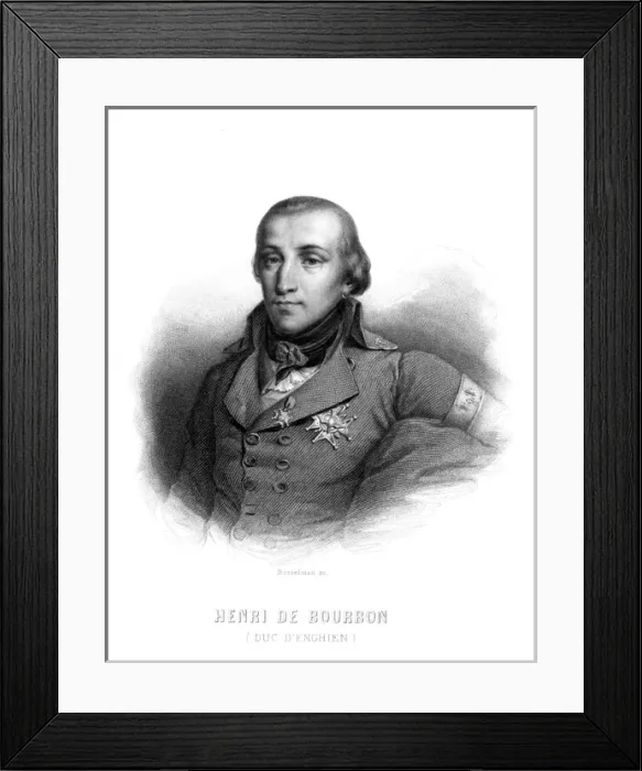 Framed Print : Louis, Duc D enghien Framed Print : Louis, Duc D enghien