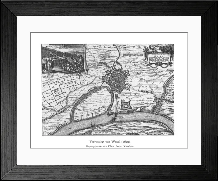 Framed Print : Attack on Wesel Framed Print : Attack on Wesel