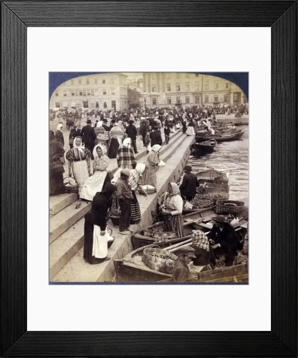 Framed Print : Fish Market, Helsinki Framed Print : Fish Market, Helsinki