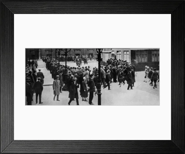 Framed Print : Strike / Enrolment / 1926 Framed Print : Strike / Enrolment / 1926