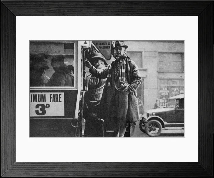 Framed Print : Strike / Bus Volunteer Framed Print : Strike / Bus Volunteer