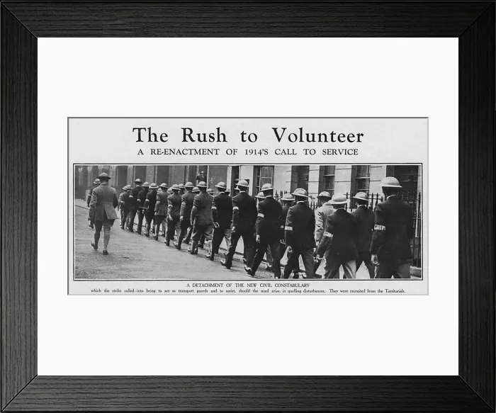 Framed Print : Strike / Constables Framed Print : Strike / Constables