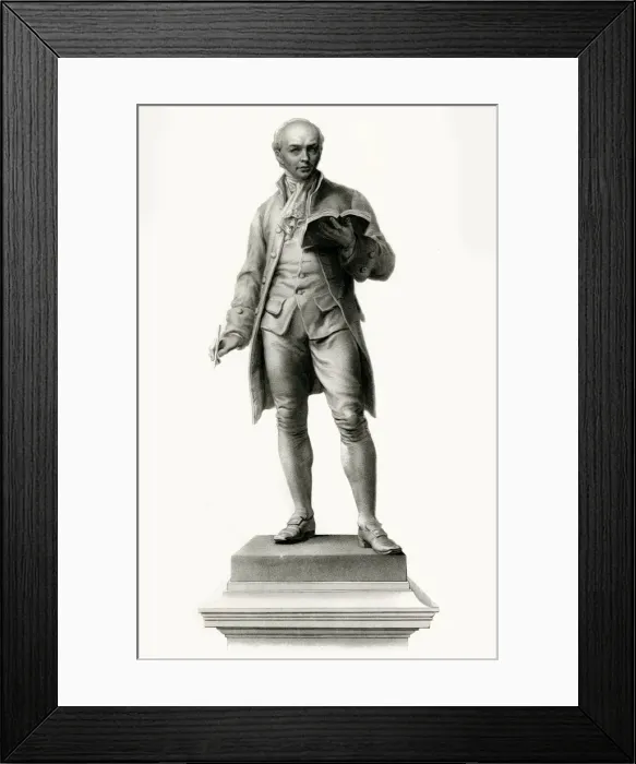 Framed Print : Goldsmith / Statue / Foley Framed Print : Goldsmith / Statue / Foley