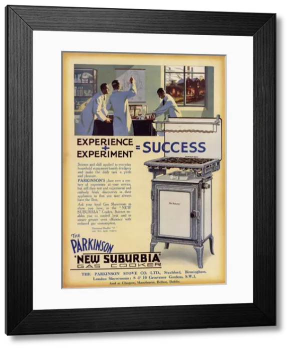 Framed Print : Advert for Parkinsonism cooker 1929 Framed Print : Advert for Parkinsonism cooker 1929