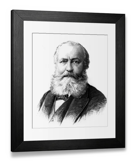 Framed Print : Gounod / Eng after Nadar Framed Print : Gounod / Eng after Nadar