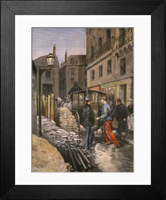 Framed Print : Dreyfus / Picquart Arrest Framed Print : Dreyfus / Picquart Arrest
