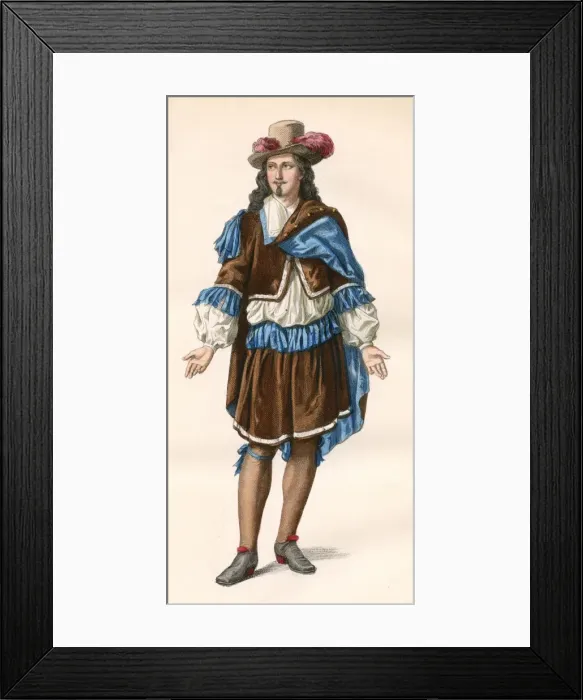 Framed Print : COSTUME / MAN, 1634 Framed Print : COSTUME / MAN, 1634