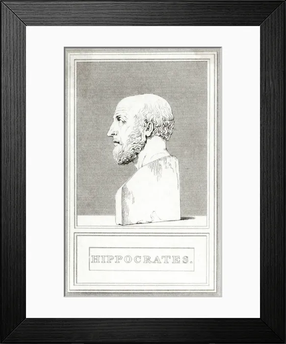 Framed Print : Hippocrates / Cooke Framed Print : Hippocrates / Cooke